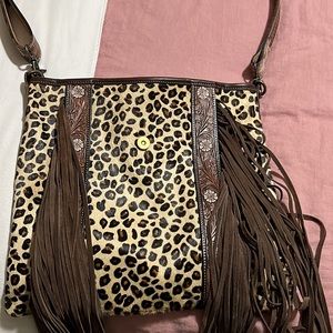 Leopard Myra crossbody bag